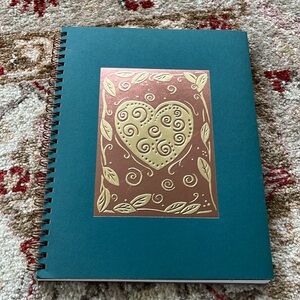 Gold foil notebook